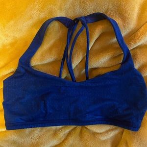 Lulu-lemon blue sports bra